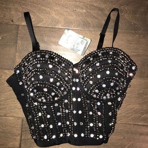 Love J Bustier- New w/ Tags-Size M- Never Worn